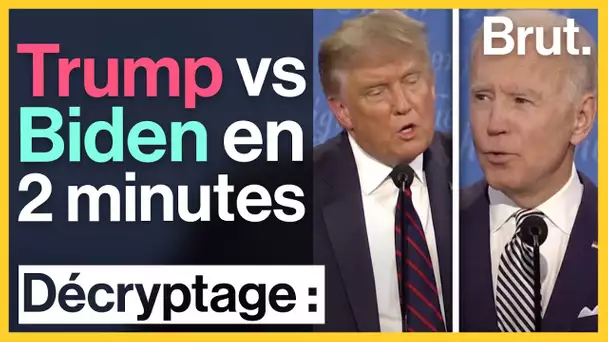 Donald Trump vs Joe Biden : le 1er débat en 2 minutes