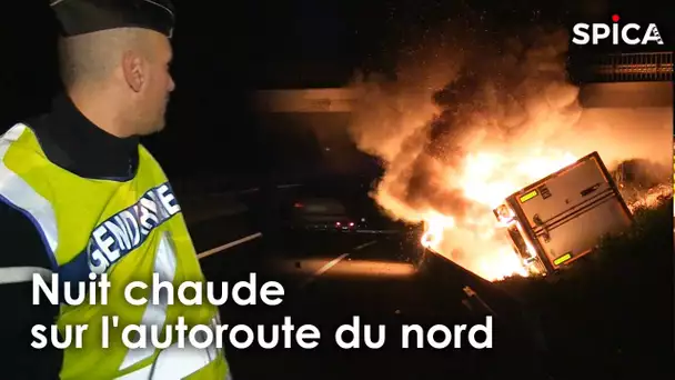 Gendarmes : nuit chaude sur l'autoroute du nord