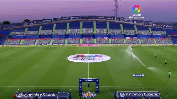 Calentamiento Getafe CF vs Real Sociedad