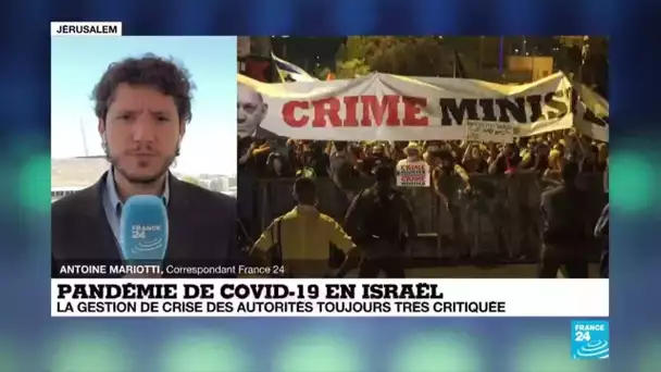 Covid-19 en Israël : les manifestations anti-Netanyahou ne faiblissent pas