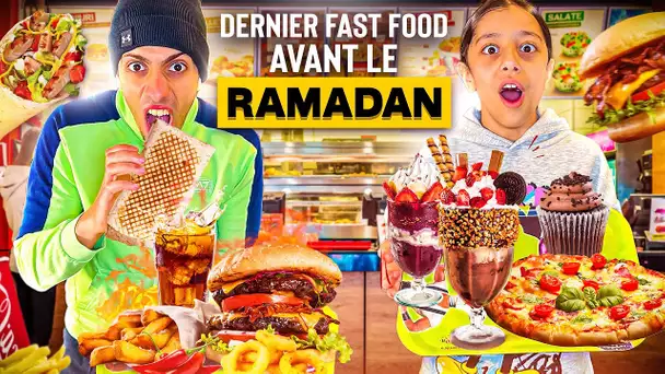 ON DÉVALISE LES FAST FOOD AVANT LE RAMADAN 😭 ( Pizza, Tacos, kebab...)