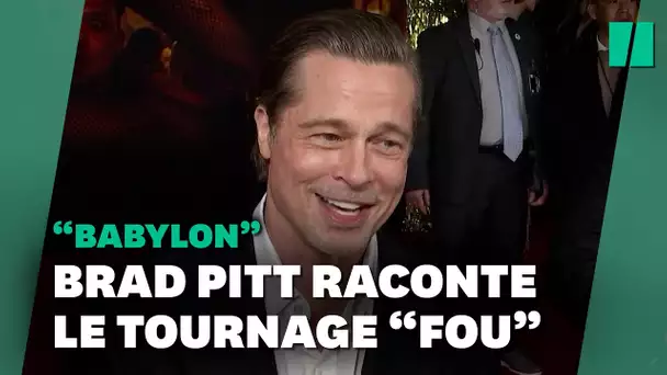 Brad Pitt raconte le tournage "fou" de "Babylon"