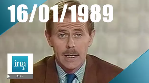 20h Antenne 2 du 16 janvier 1989 | Enlèvement de Paul Vanden Boeynants | Archive INA