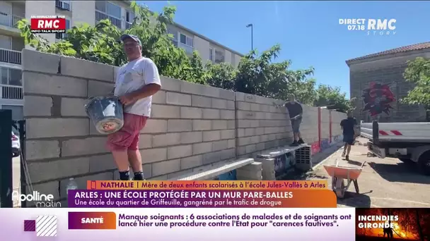 Nathalie : "Ce mur est traumatisant pour les enfants"