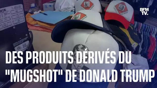 Des produits dérivés à l’effigie du "mugshot" de Donald Trump