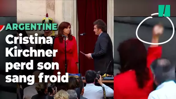 Le geste déplacé de Cristina Kirchner à l’investiture de Javier Milei