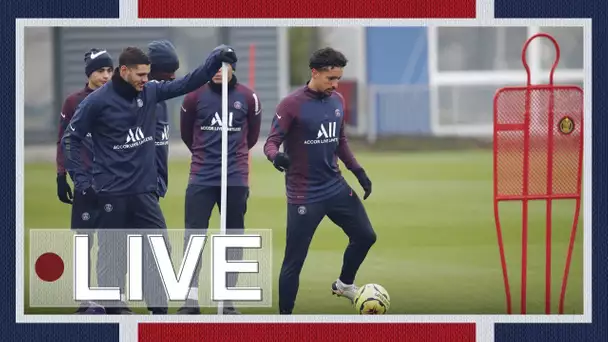 ⚽️ L'entraînement veille de Paris Saint-Germain - Olympique de Marseille  🔴🔵