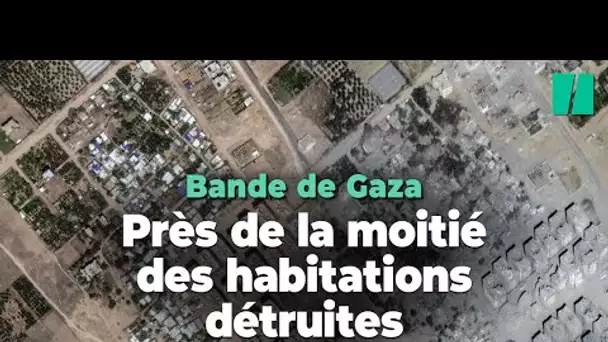 Dans la bande de Gaza, ces images satellite montrent l’ampleur des bombardements israéliens