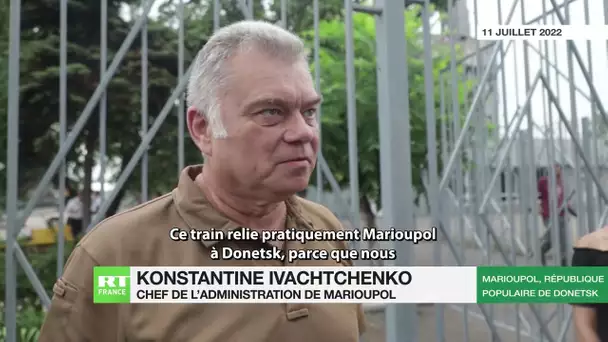 RPD : reprise du service ferroviaire à Marioupol