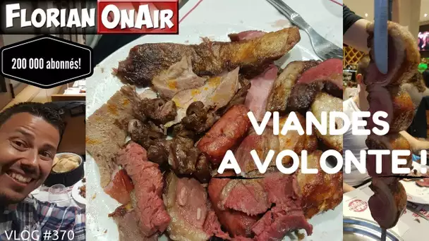 VIANDES A VOLONTE!  On dévalise un RODIZIO pour les 200 000 abonnés