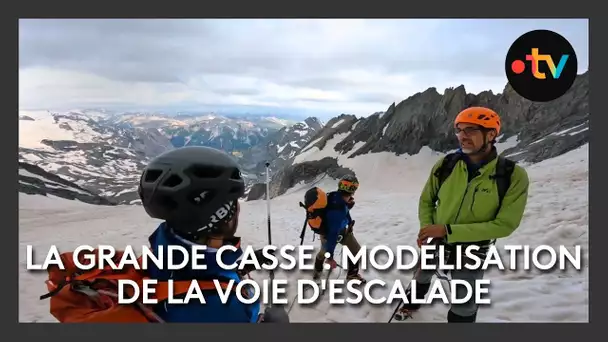 La Grande Casse : modélisation de la voie d'escalade