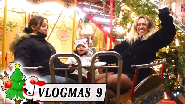 VLOGMAS 9 : MARCHÉ DE NOËL, GOURMANDISES ET MANÈGE EN FAMILLE 🎠