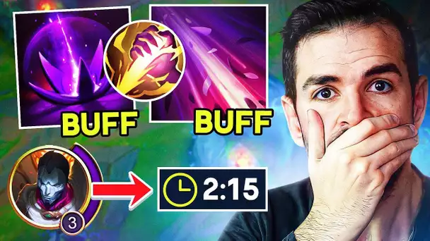 RIOT BUFF JHIN JUNGLE DE FOU, CE BUILD 200 IQ LE REND INSANE !! (COUP DE COEUR)