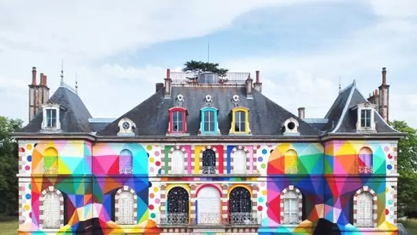 L’artiste Okuda San Miguel relooke le Château de la Valette