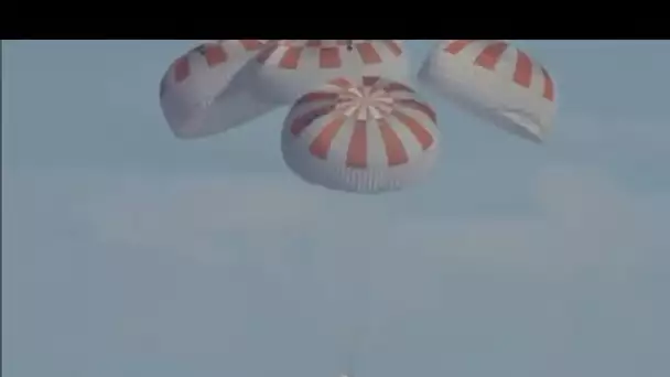 La capsule de SpaceX CrewDragon est bien rentrée sur terre