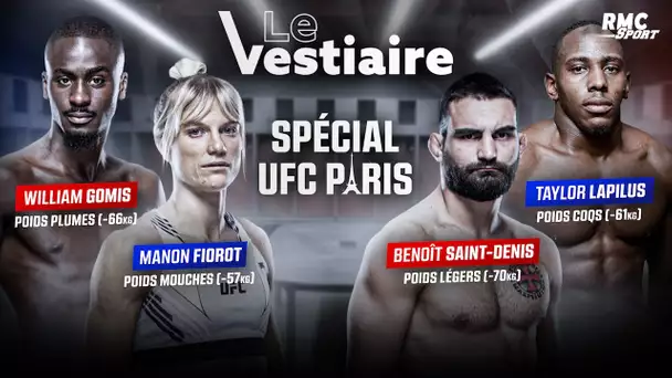 UFC Paris : Le Vestiaire spécial avec Manon Fiorot, Benoît St-Denis, William Gomis et Taylor Lapilus