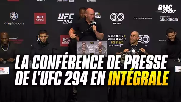 UFC 294 J-2 : La conf de presse en INTEGRALE avec Usman, Chimaev, Makhachev et Volkanovski