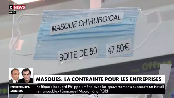 Masques : la contrainte pour les entreprises