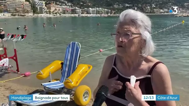 Une handiplage à Menton pour les personnes en situation de handicap