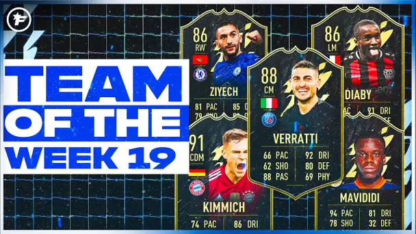 Le PREMIER BOOST de Marco Verratti 🦉 dans la #TOTW 19 | FUT Express