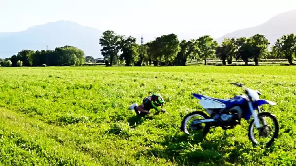 JE ME SUIS EXPLOSER EN CROSS ... J'AI FLINGUÉ MA MOTO