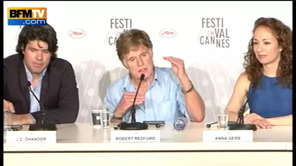 All Is Lost : The press conference with Robert Redford at le Festival de Cannes - 22/05