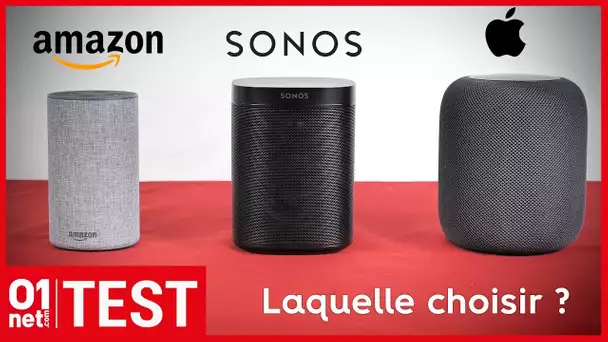 Le match audio des enceintes intelligentes - HomePod / Sonos One / Echo