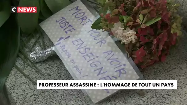 Professeur assassiné : l'hommage de tout un pays