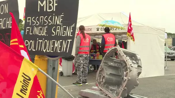 St-André de l'Eure: venus du Jura,  les salariés de la fonderie MBF  demandent des comptes à Renault