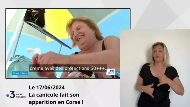 17.06.24 La canicule fait son apparition en Corse