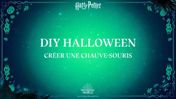 DIY Harry Potter - Halloween - Créer une chauve-souris