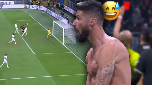 🤦‍♂️ Giroud marque un but de fou mais se fait expulser !