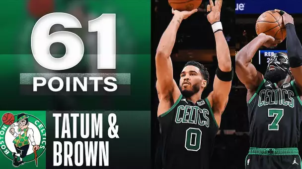 Jayson Tatum (34) & Jaylen Brown (27) Combine 61 Points In Celtics W! | March 23, 2023