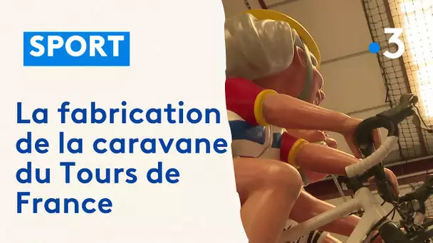 Eure-et-Loir : dans les coulisses de la fabrication de la caravane du Tour de France