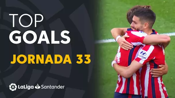 Todos los goles de la jornada 33 de LaLiga Santander 2020/2021