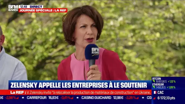 Dominique Carlac'H (Medef): Zelensky appelle les entreprises à le soutenir