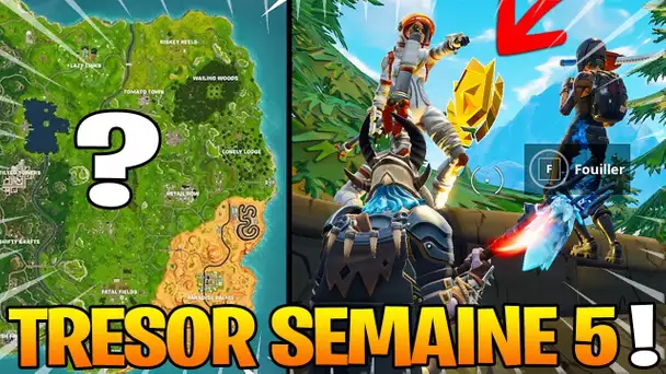 SUIVRE LA CARTE AU TRESOR DE SNOBBY SHORES sur Fortnite: Battle Royale