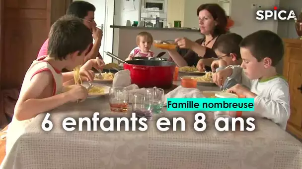 Famille nombreuse : 6 enfants en 8 ans !