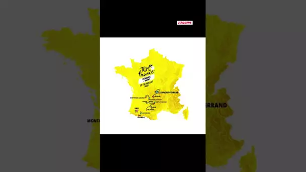 Le parcours du Tour de France Femmes 2023 #shorts #cycling