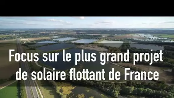 Solaire flottant : "C'est la meilleure reconversion possible pour cette carrière"