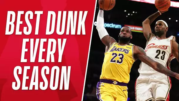 Celebrate LeBron's 36th Birthday With His BEST DUNK From EVERY SEASON!