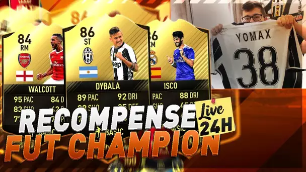 FUT 17 - MES RÉCOMPENSES FUT CHAMPIONS ! + LIVE 24H