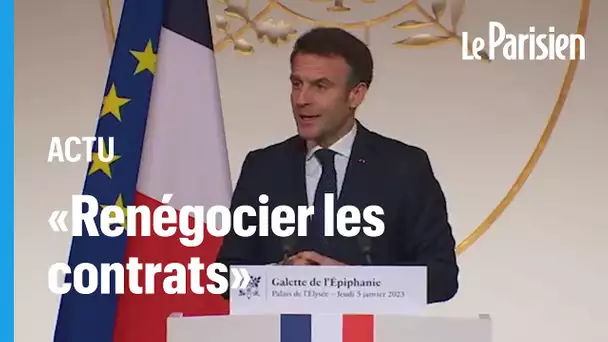 Macron demande aux fournisseurs d’énergie de «renégocier» les «contrats excessifs» en janvier