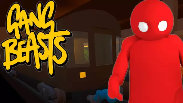 BAGARRE entre Guillaume & Kim Episode 5 DANS LE METRO | Gang Beasts Gameplay FR