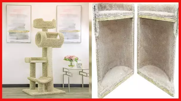 New Cat Condos Solid Wood Cat Climbing Tower Cat Tree