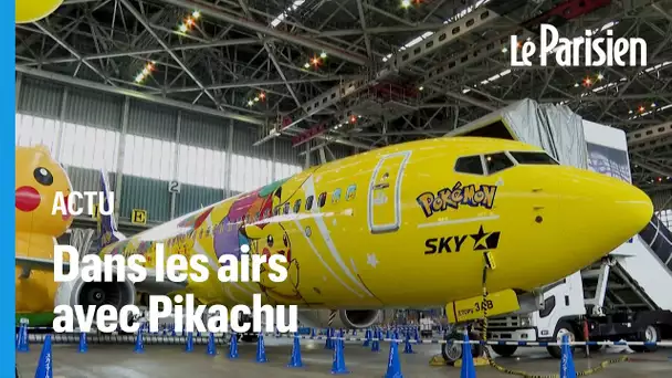 Le drôle d’avion Pokémon d’une compagnie japonaise «avec des Pikachu cachés» à l’intéri