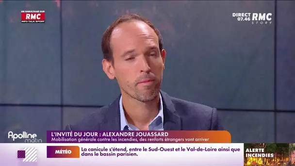 Commandant Jouassard : "Il y a sans doute une présence d'incendiaire sur zone".