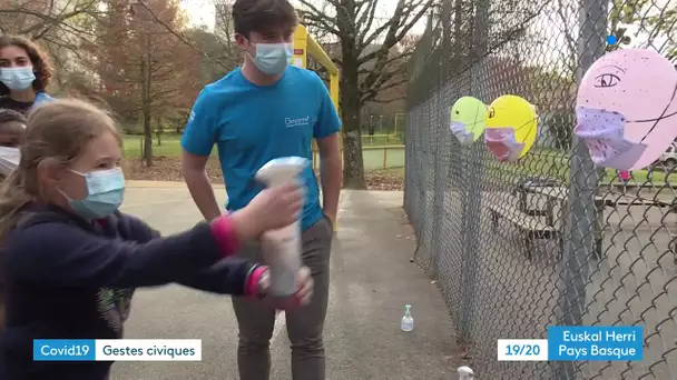 Animation ludique dans les écoles pour sensibiliser aux gestes barrières