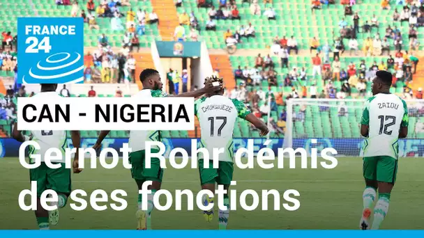 CAN - Le Nigeria bat le Soudan : Gernot Rohr démis de ses fonctions un mois plus tôt • FRANCE 24