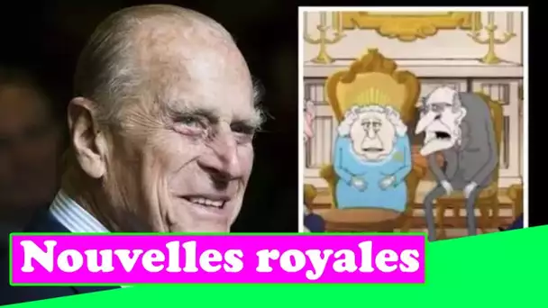 Feu le prince Philip s'est brutalement moqué dans une série animée américaine - « Quel coup de pied